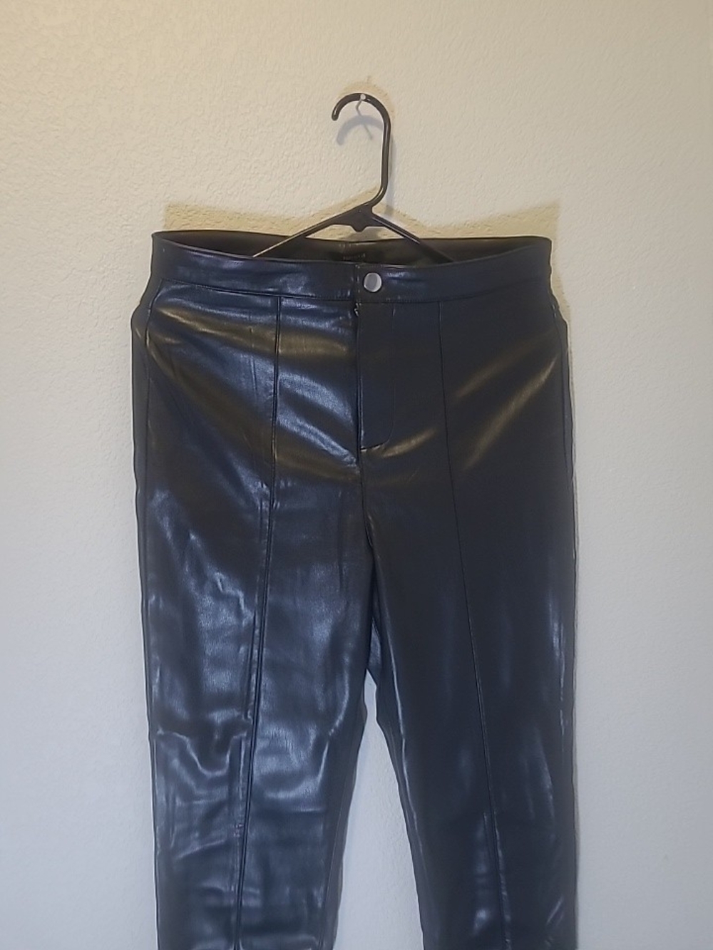 Forever 21 Black Faux Leather Pants